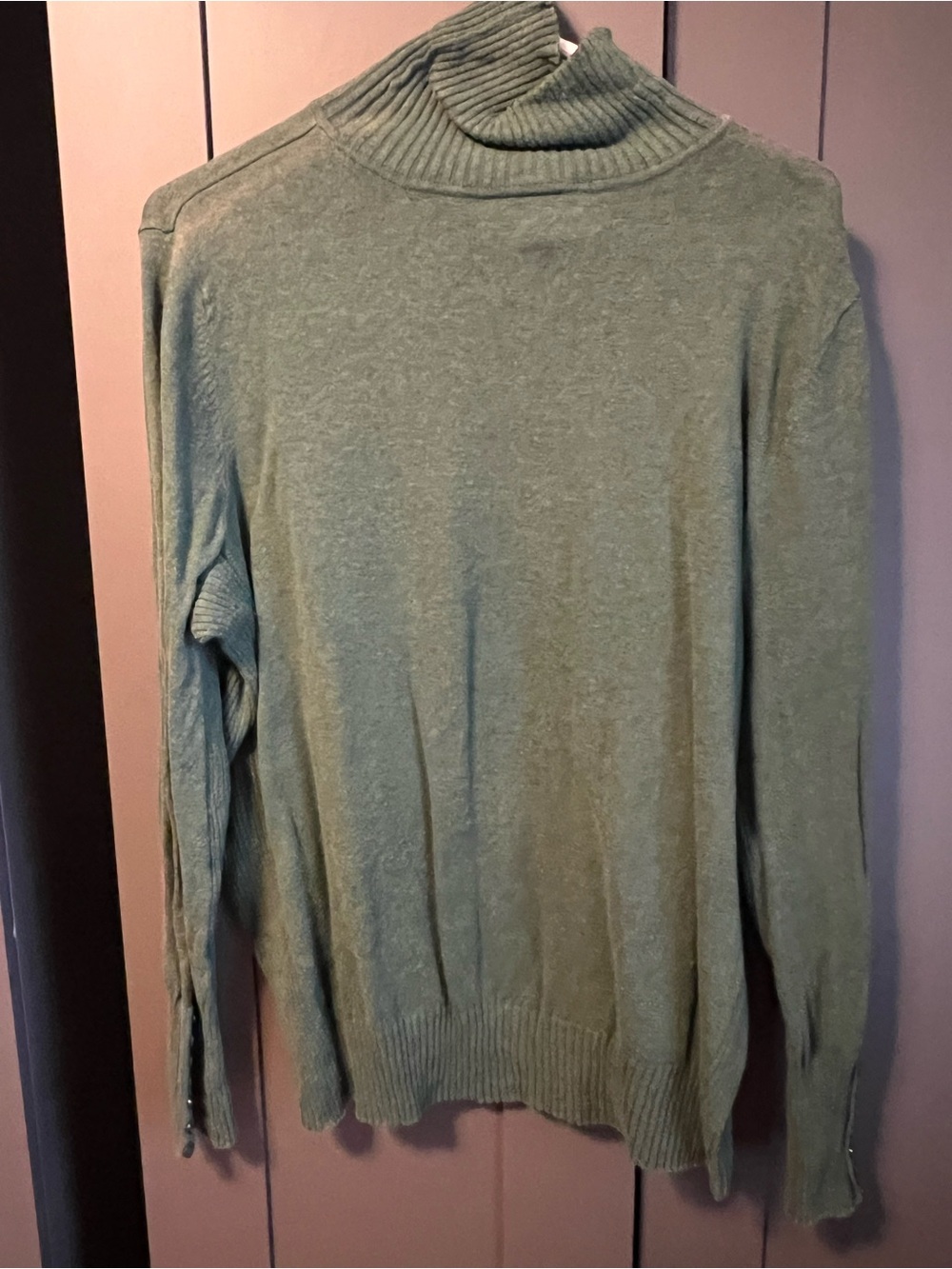 Olive Green lane Bryant Turtleneck Sweater